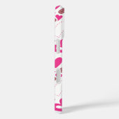 Coques Case-Mate iPhone Coeurs d'amour roses flottants (Verso / Droite)