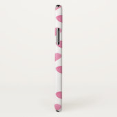 Coques Case-Mate iPhone Coeurs d'aquarelle avec le cas nommé (Dos/Droite)