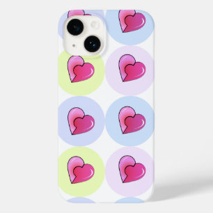 Coque Pour iPhone 14 Coeurs de bonbons