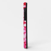 Coques Case-Mate iPhone Cœurs de confettis roses (Dos/Gauche)
