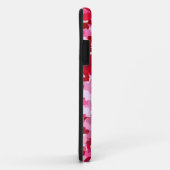 Coques Case-Mate iPhone Cœurs de confettis roses (Dos/Droite)