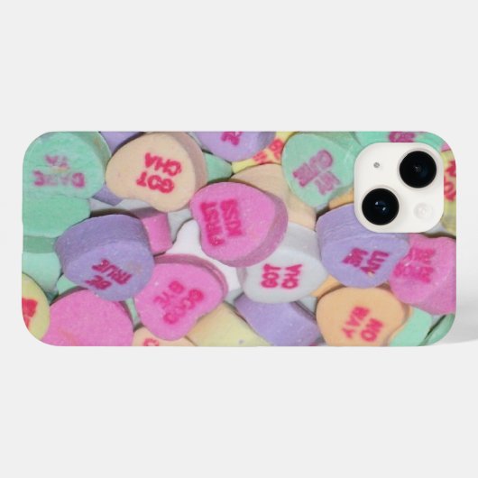 Coques Case-Mate iPhone Coeurs de conversation (Verso (horizontal))