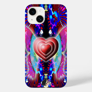 Coque Pour iPhone 14 Cœurs de Glys