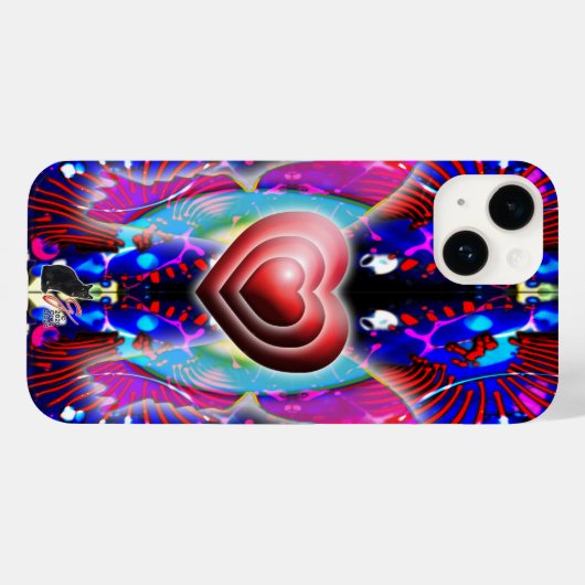 Coques Case-Mate iPhone Coeurs De Glys (Verso (horizontal))