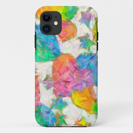 Coques Case-Mate iPhone Cœurs de la Saint-Valentin pastel impressionniste (Dos)