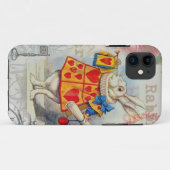 Coques Case-Mate iPhone Cœurs de Lapin Blanc Alice Classique (Dos (Horizontal))