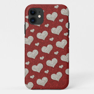 Coques Pour iPhone Coeurs de parties scintillantes
