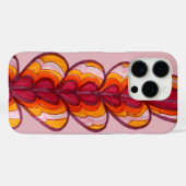 Coques Case-Mate iPhone Cœurs de Pénélope (Verso (horizontal))