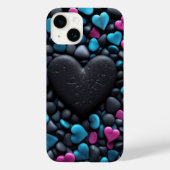 Coques Case-Mate iPhone Coeurs de pierre (Verso)