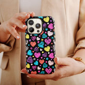 Coques Case-Mate iPhone Coeurs de Valentine Chalk | iPhone 14 Coque-Mate