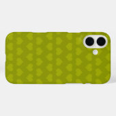 Coques Case-Mate iPhone Cœurs de Vert (Verso (horizontal))