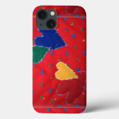 Coques Case-Mate iPhone Coeurs dorés (Verso)