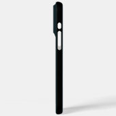Coques Case-Mate iPhone Coeurs dorés à rayures noires foncées (Verso / Gauche)