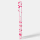 Coques Case-Mate iPhone Coeurs du jour des valentines rouges (Verso / Gauche)