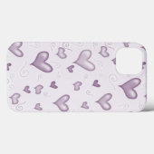 Coques Case-Mate iPhone Coeurs Élégants (Verso (horizontal))