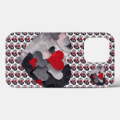 Coques Case-Mate iPhone Coeurs enchantés (Verso (horizontal))