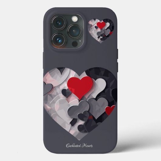 Coques Case-Mate iPhone Coeurs enchantés (Verso)