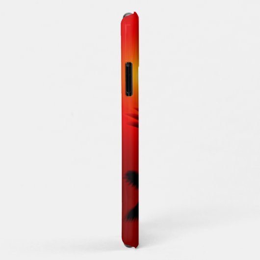 Coques Case-Mate iPhone Coeurs et colombes (Dos/Droite)