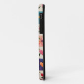 Coques Case-Mate iPhone Coeurs et courtepointe de fleurs (Dos/Gauche)