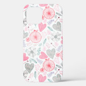 Coques Case-Mate iPhone Coeurs Et Fleurs (Verso)