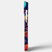 Coques Case-Mate iPhone Coeurs et fleurs multicolores (Verso / Gauche)