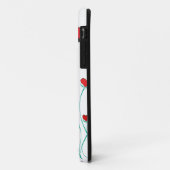 Coques Case-Mate iPhone Coeurs et papillons Valentine Love (Dos/Gauche)
