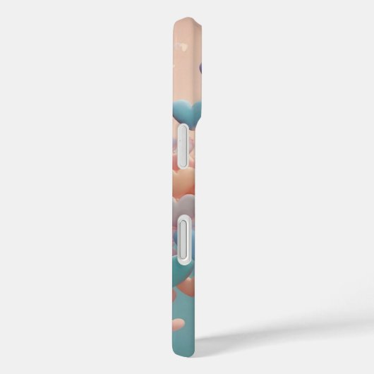 Coques Case-Mate iPhone Coeurs flottants (Verso / Droite)