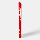 Coques Case-Mate iPhone Coeurs heureux 3 - Rouge (Verso / Gauche)