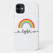 Coques Case-Mate iPhone Coeurs LGBT et arcs-en-ciel (Dos)