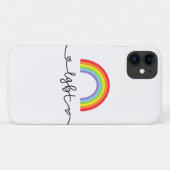 Coques Case-Mate iPhone Coeurs LGBT et arcs-en-ciel (Dos (Horizontal))