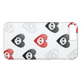 Coques Case-Mate iPhone Coeurs morts 3 (Dos (Horizontal))