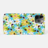 Coques Case-Mate iPhone Coeurs noirs de l'amant de l'insecte rouge Ladybug (Dos (Horizontal))