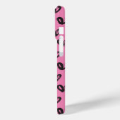 Coques Case-Mate iPhone Coeurs noirs roses (Verso / Gauche)