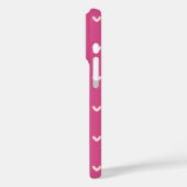 Coques Case-Mate iPhone Cœurs Or Rose Blush Noir (Verso / Gauche)