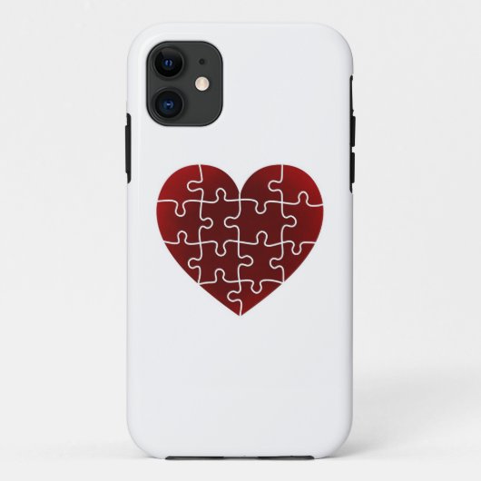 Coques Case-Mate iPhone Cœurs perplexes (Dos)