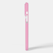 Coques Case-Mate iPhone Cœurs Personnalisés Rose et Blanc (Verso / Gauche)