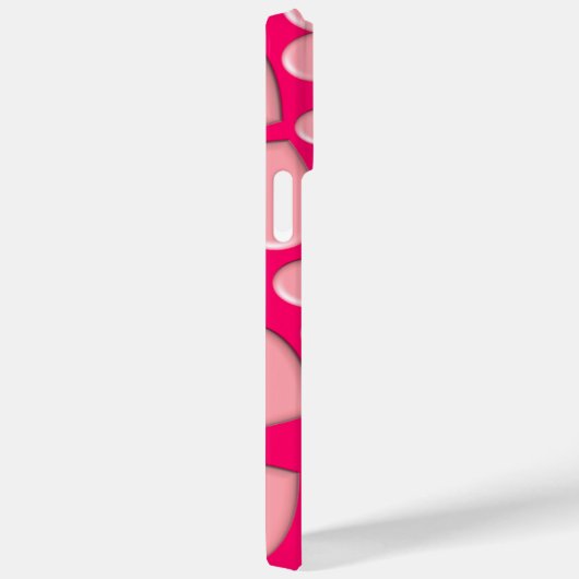 Coques Case-Mate iPhone Coeurs Puffy 3D (Verso / Droite)