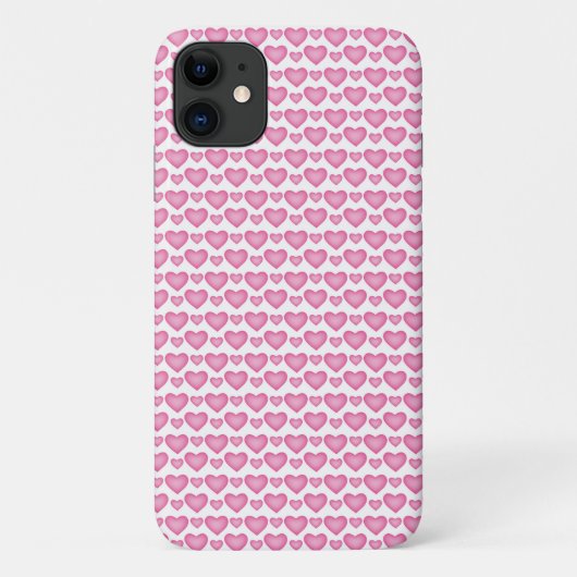Coques Case-Mate iPhone Coeurs rose cool tendance petits grands coeurs ros (Dos)