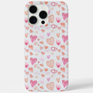 Coques iPhone 16 Pro Max Coeurs roses
