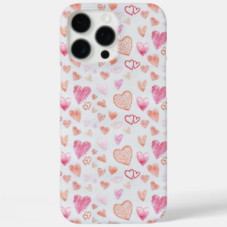 Coques iPhone 16 Pro Max Coeurs roses