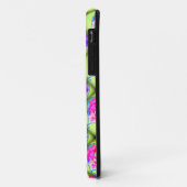 Coques Case-Mate iPhone coeurs roses diamants verts (Dos/Gauche)