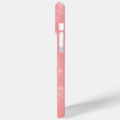 Coques Case-Mate iPhone Coeurs roses flottants doux personnalisés (Verso / Gauche)