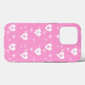 Coques Case-Mate iPhone Coeurs roses mignons (Verso (horizontal))