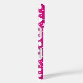 Coques Case-Mate iPhone Coeurs roses mignons motif transparent (Verso / Droite)