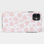 Coques Case-Mate iPhone Cœurs Roses Pâles (Dos (Horizontal))