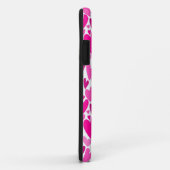 Coques Case-Mate iPhone Coeurs roses super et romantiques Saint-Valentin (Dos/Droite)