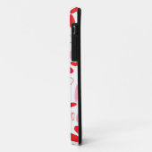Coques Case-Mate iPhone Coeurs Rouge Et Rose (Dos/Gauche)