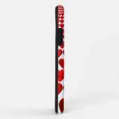 Coques Case-Mate iPhone Cœurs rouges (Dos/Droite)