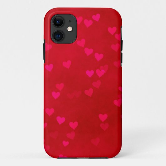 Coques Case-Mate iPhone Coeurs rouges (Dos)
