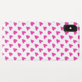 Coques Case-Mate iPhone Coeurs rouges blancs mignons motif (Dos (Horizontal))
